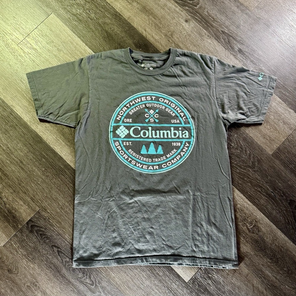 Columbia Sportswear NW Original Black Short‎ Sleeve Cotton T-Shirt Men's M